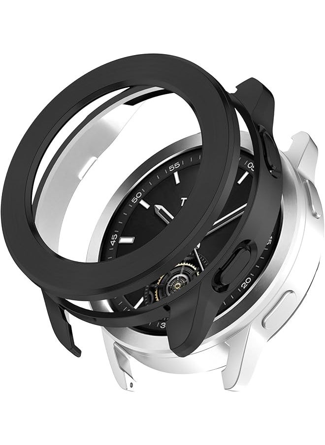 erorex - Compatible With Xiaomi Watch S3 Tpu Protective Case Tpu Bezel Ring Dial Protective Case Cover Shell Compatible With Xiaomi Watch S3 Tpu Black - Image 1