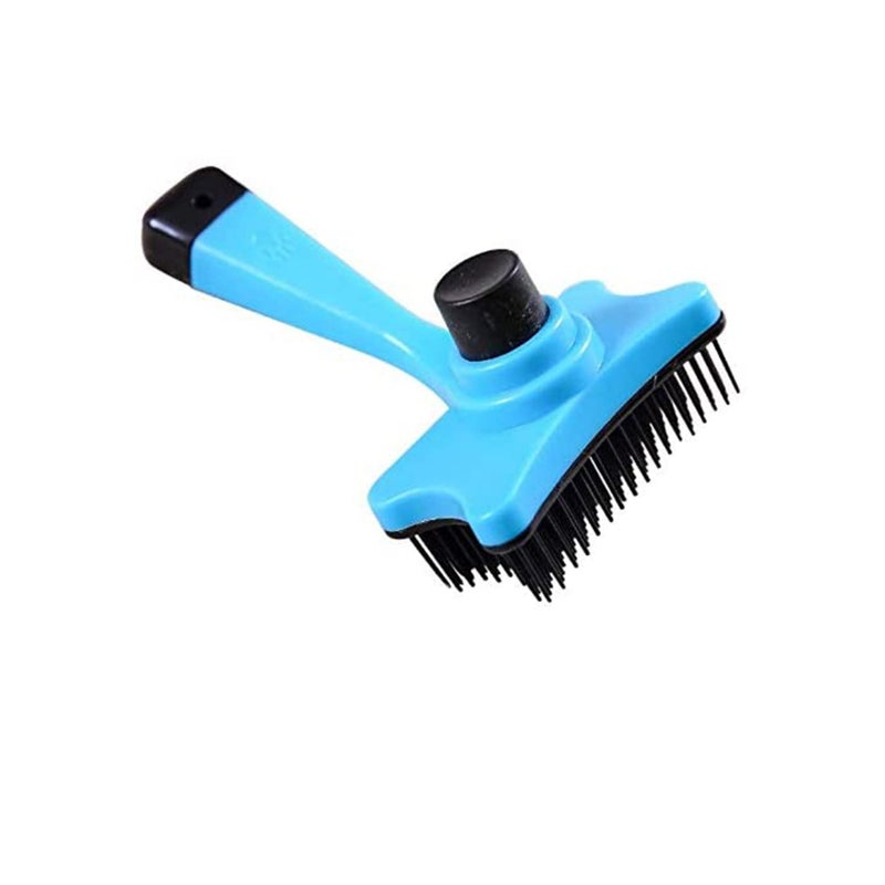 SOLARAE Pet Supplies Comb For Dogs Pet Cat Fur Hair Grooming Cat Comb Dog Hair Shedding Hair Tool Brush Products for Animals Blue - Image 1