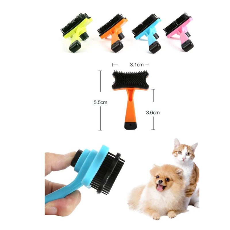SOLARAE Pet Supplies Comb For Dogs Pet Cat Fur Hair Grooming Cat Comb Dog Hair Shedding Hair Tool Brush Products for Animals Blue - Image 4