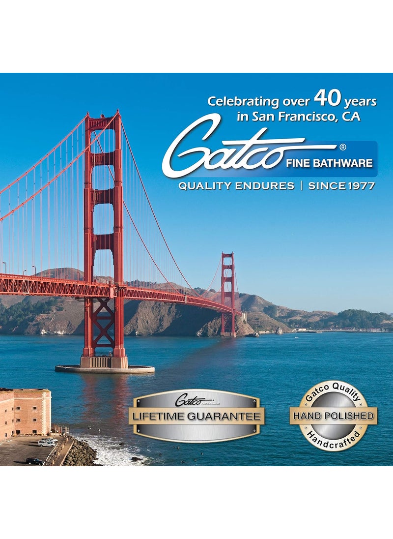 gatco Gatco 1381 Elegant Table Mirror Chrome  - Image 2