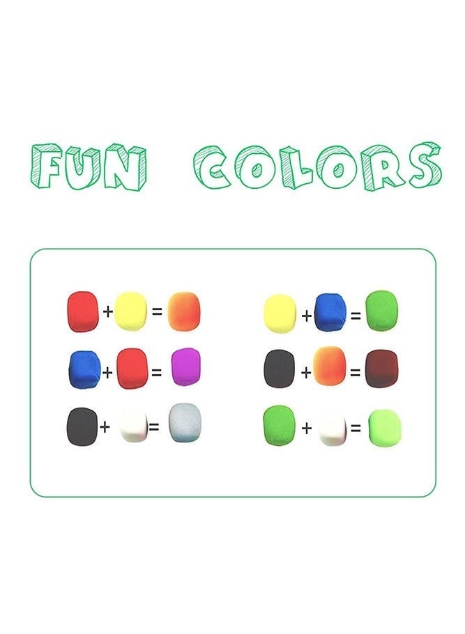 Wish 36 Colors DIY Plasticine, Air Dry Clay, Super Light Modeling Clay for Kids Creative DIY Crafts, Non Toxic Educational Clay Toys Set with Tools, Art Gift for Boys and Girls Age 4+ - Image 4