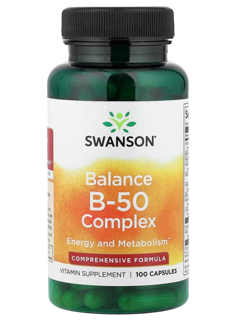 سوانسون، مجمع التوازن B-50، 100 كبسولة