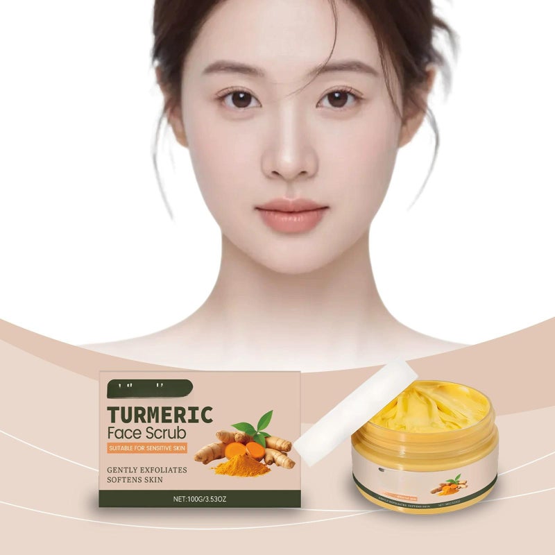 Keratinous facial scrub gently cleanses, softens, nourishes, and moisturizes  yellow - Image 4