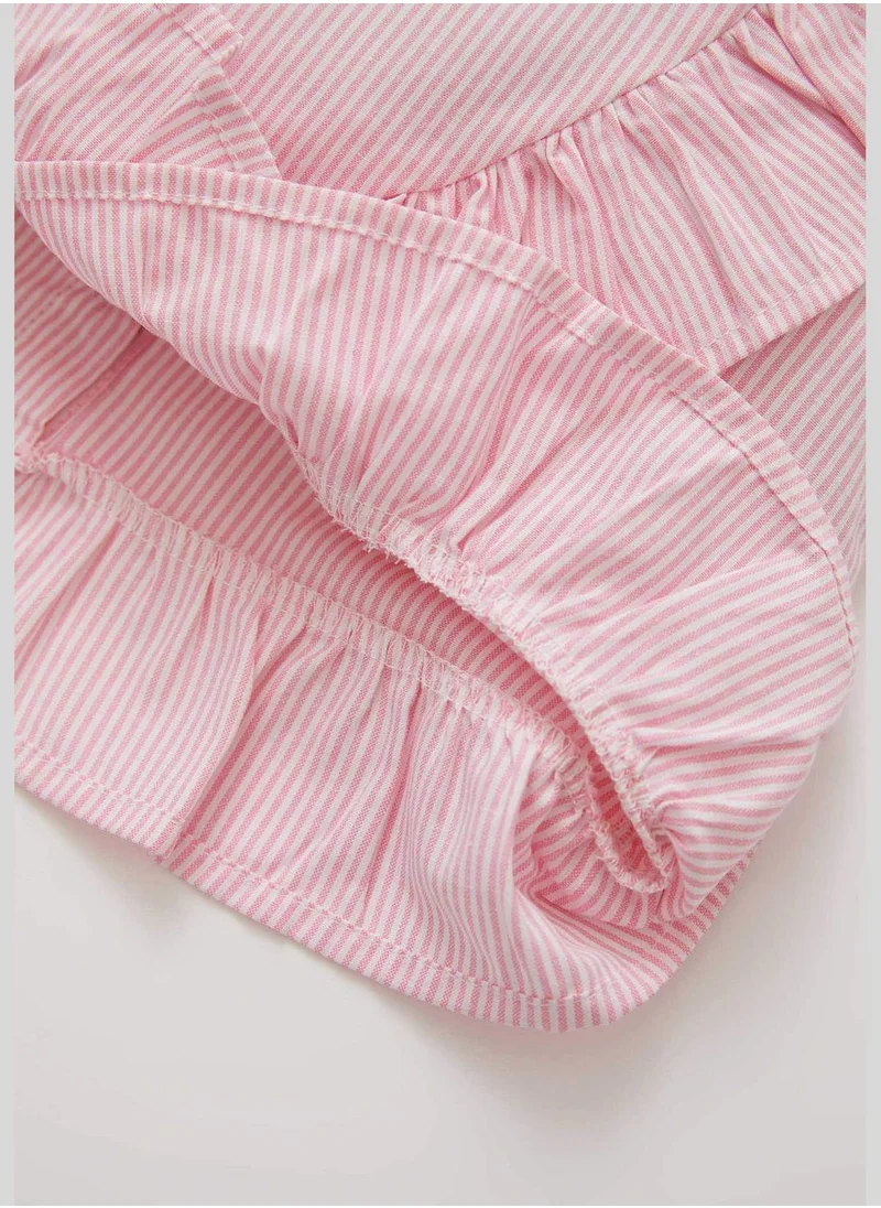 ديفاكتو Regular Fit Sleeveless Blouse & Mini Short Set