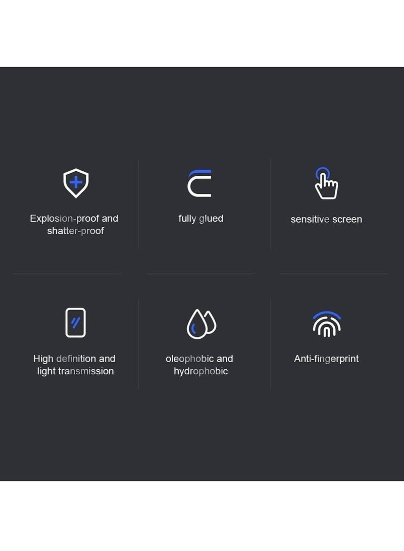 TIGER NEW Tempered Glass Screen Protector for Huawei Mate 50 Pro – Full Glue. Edge to Edge, 9H Hardness, Anti-Fingerprint, 5D Curved, Scratch-Resistant Protection - Image 5