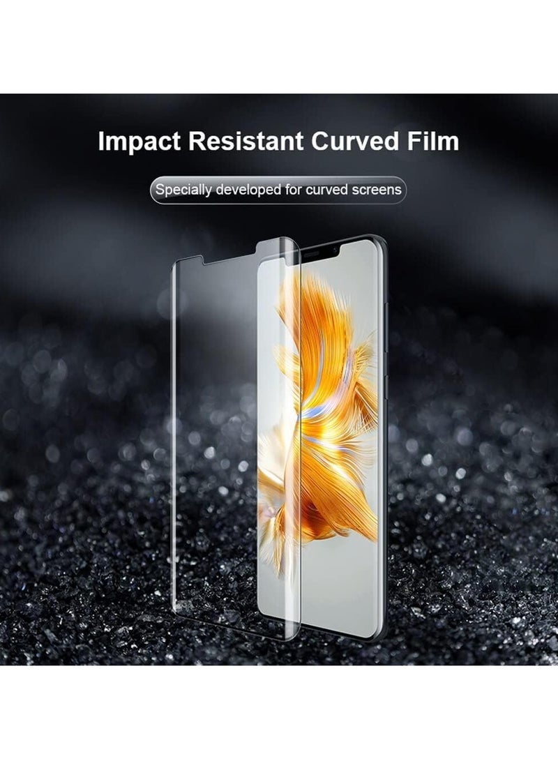 TIGER NEW Tempered Glass Screen Protector for Huawei Mate 50 Pro – Full Glue. Edge to Edge, 9H Hardness, Anti-Fingerprint, 5D Curved, Scratch-Resistant Protection - Image 3
