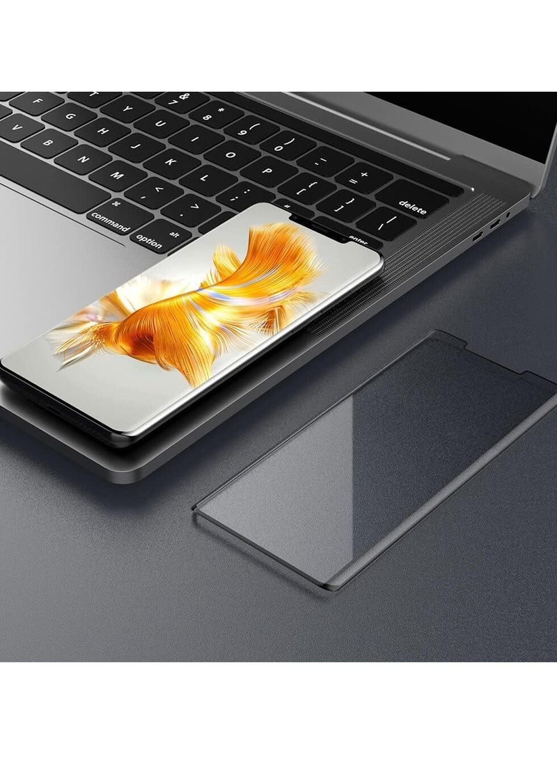 TIGER NEW Tempered Glass Screen Protector for Huawei Mate 50 Pro – Full Glue. Edge to Edge, 9H Hardness, Anti-Fingerprint, 5D Curved, Scratch-Resistant Protection - Image 2