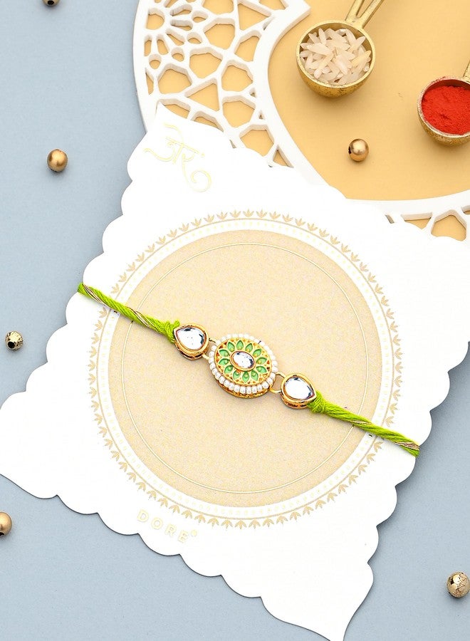 DORE® Single Rakhi For Brother Rakhi For Bhaiya - Image 2