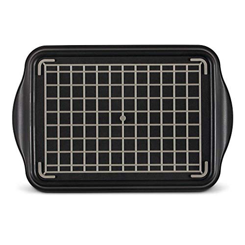 Freelance Anti Slip Serving Tray - 44 x 29 cm - Black - Non-Slip Rubber Surface, Break-Resistant - Versatile Anti Skid PP Plastic Kitchen & Dining/Coffee Table Trays for Breakfast/Food/Tea - Image 4