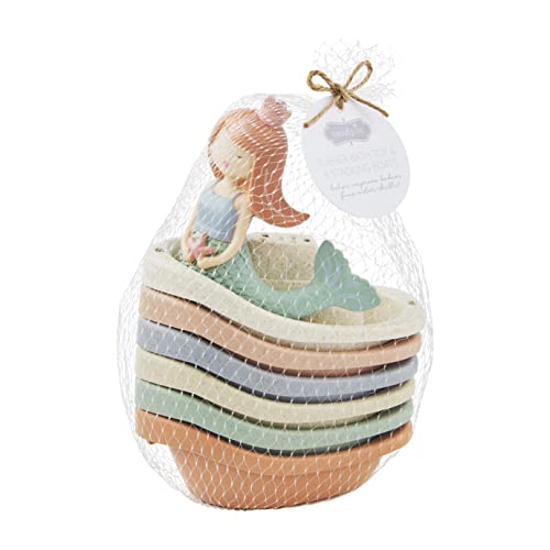 Mud Pie Children's Stacking Boat Set, Mermaid - Image 2