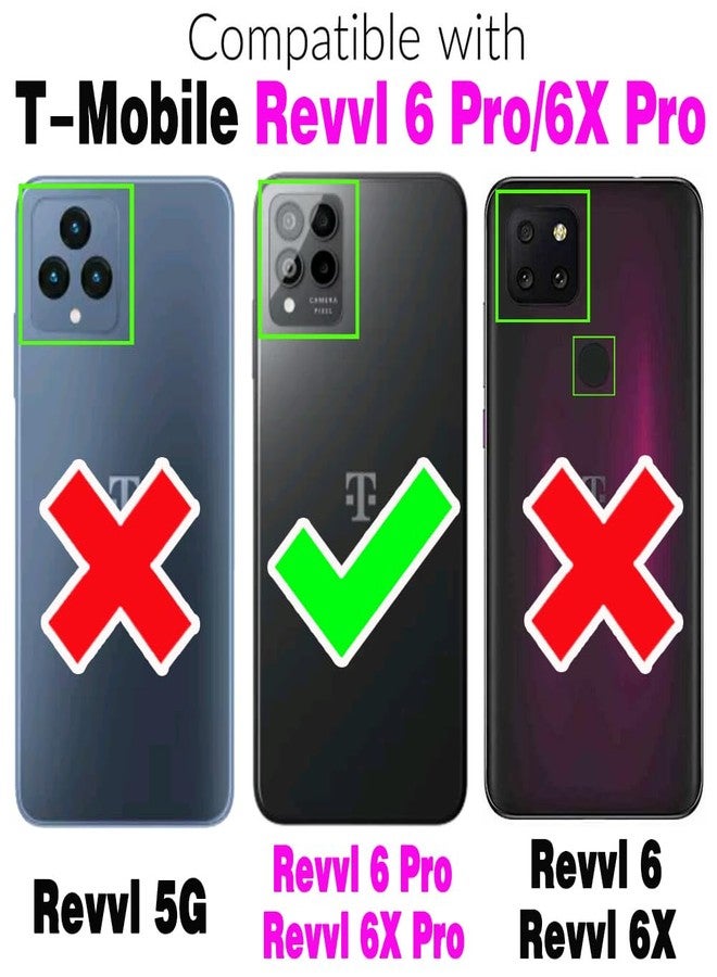 أسو ويش جراب هاتف Asuwish لهاتف T-Mobile Revvl 6 Pro/6X Pro 5G، غطاء محفظة مع واقي شاشة وحامل بطاقات ائتمان، جلد لامع، متوفر باللون الأسود. متوافق مع هواتف T-Mobile Revel X وT-Mobile Revell وT-Mobile Rebel وTCL. - Image 2