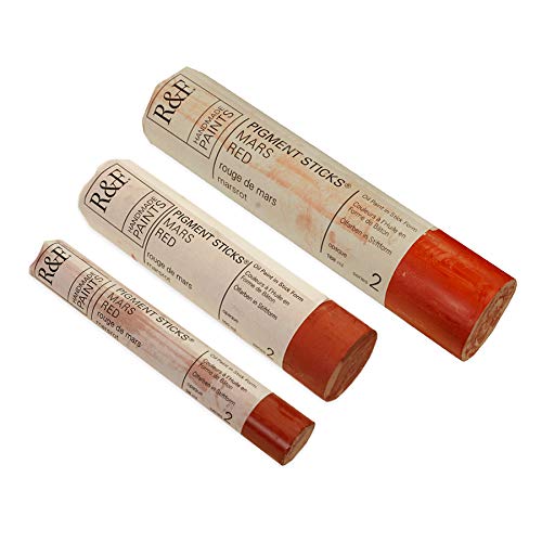 R&F Handmade Paints - Professional Oil Pigment Stick, Mars Red, 38 ml - Image 3
