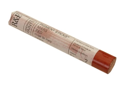 R&F Handmade Paints - Professional Oil Pigment Stick, Mars Red, 38 ml - Image 1