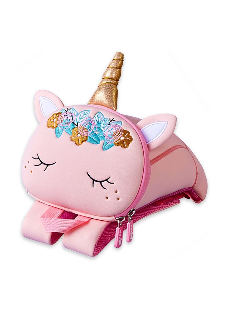 Nohoo Pre School 3D Bag Unicorn Pink (Large) - Image 1