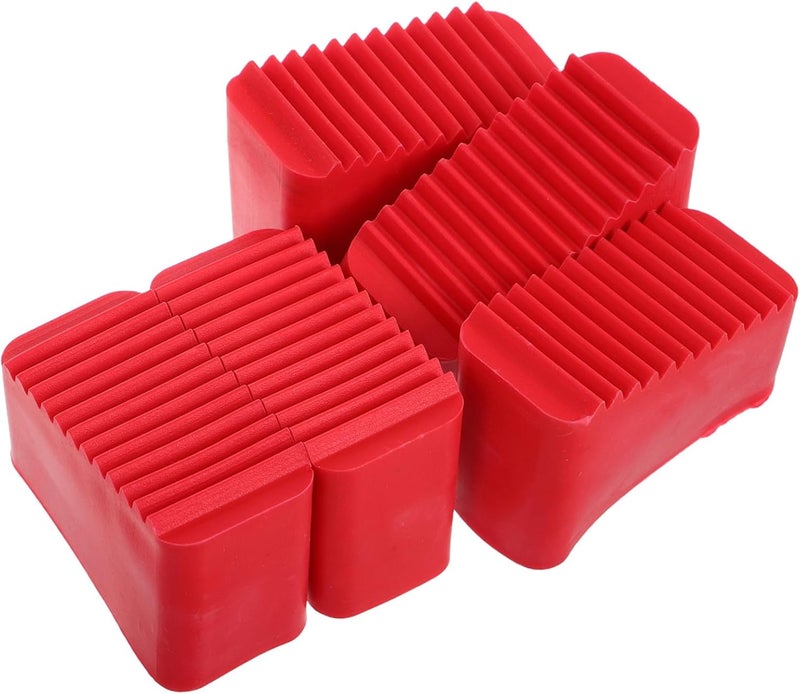 DOITOOL 5pcs Extension Ladder Feet Replacement Caps Anti-Slip Rubber Pads for Ladder Stabilizer for Home and Outdoor Use - Image 1