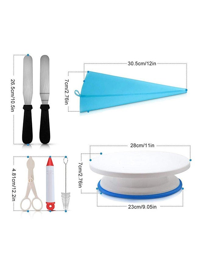 106-Piece Cake Decorating Turntable Set Multicolour  - Image 5