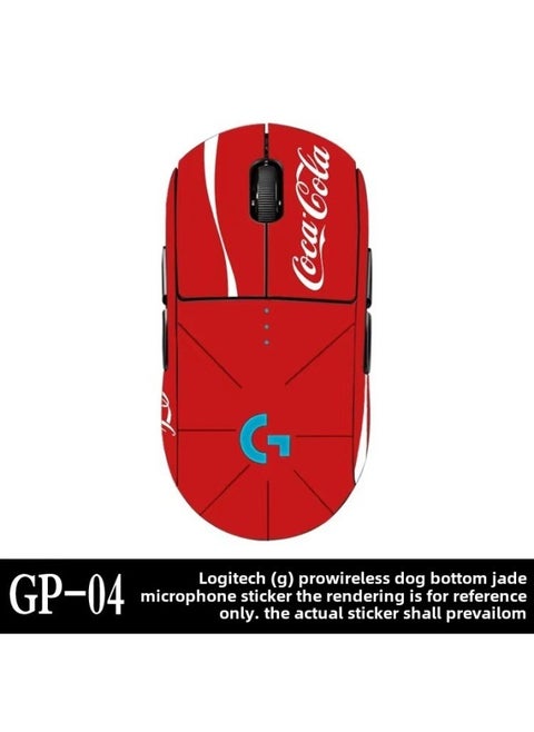 Anti-slip Mouse Stickers Logitech GPW One Or Two Generation GPROX Special All-inclusive Sweat-absorbent Anti-sweat Hand Stickers Lizard Skin-Color:GPW Second Generation ]