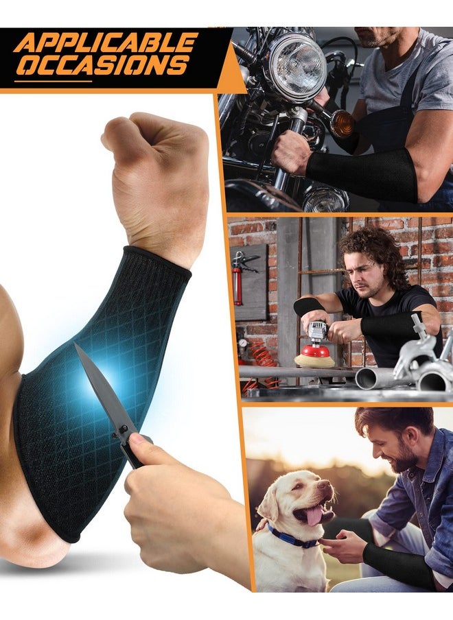 Geyoga 2 Pairs Cut Resistant Sleeve Arm Protection Sleeves Level 5 Protection Safety Protective Sleeves for Men Women (Black, 9.45 x 4.72 Inches) - pzsku/Z356D9D0FFEBB49ACE099Z/45/_/1740982959/90c680da-3ed9-466d-b096-44792b1e08a1