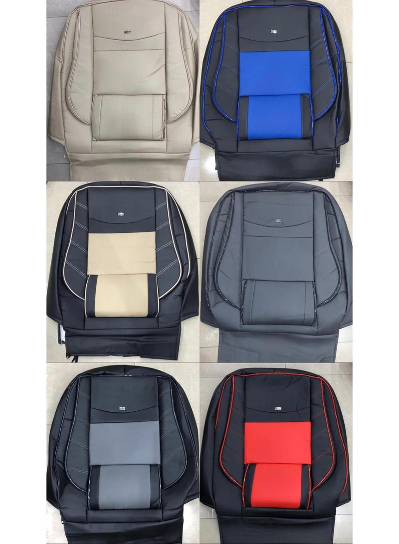 SHEZA STAR Premium Car Seat Cover, Leather, Universal Fit - Image 1