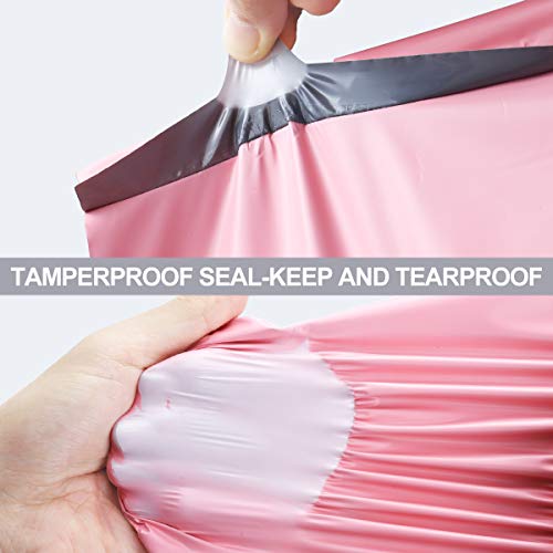 UCGOU Poly Mailers 6x9 Inch Light Pink 200 Pack Mini #1 Shipping Bags Strong Mailing Envelopes Thick Self Seal Adhesive Waterproof and Tear Proof Boutique Postal Small Business for Jewelry and More - Image 4