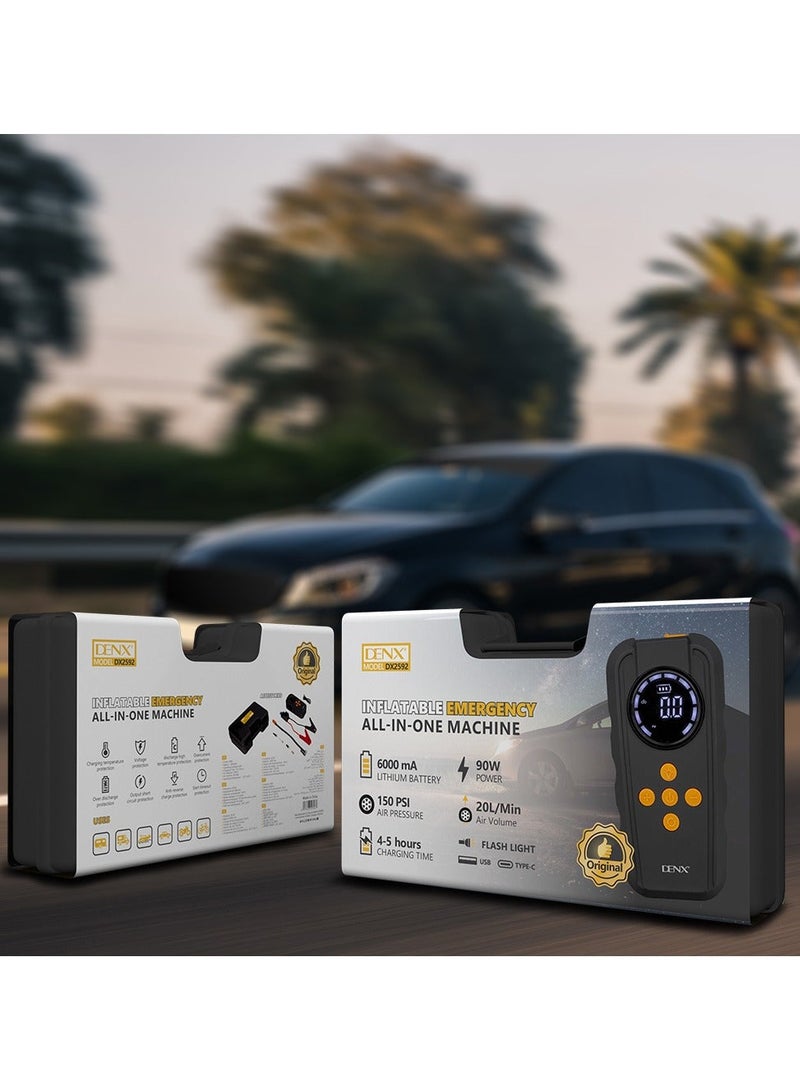 Denx DX2592 - Multi-Purpose Emergency Tire Inflator - Image 2