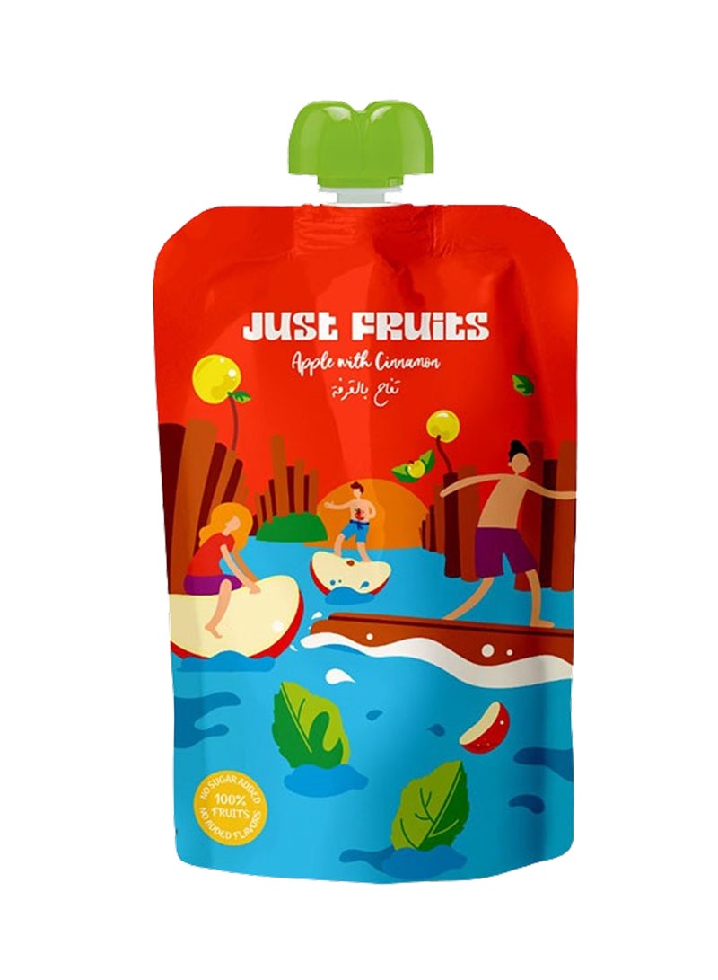 just fruits Apple And Cinnamon Puree 110g - Image 1