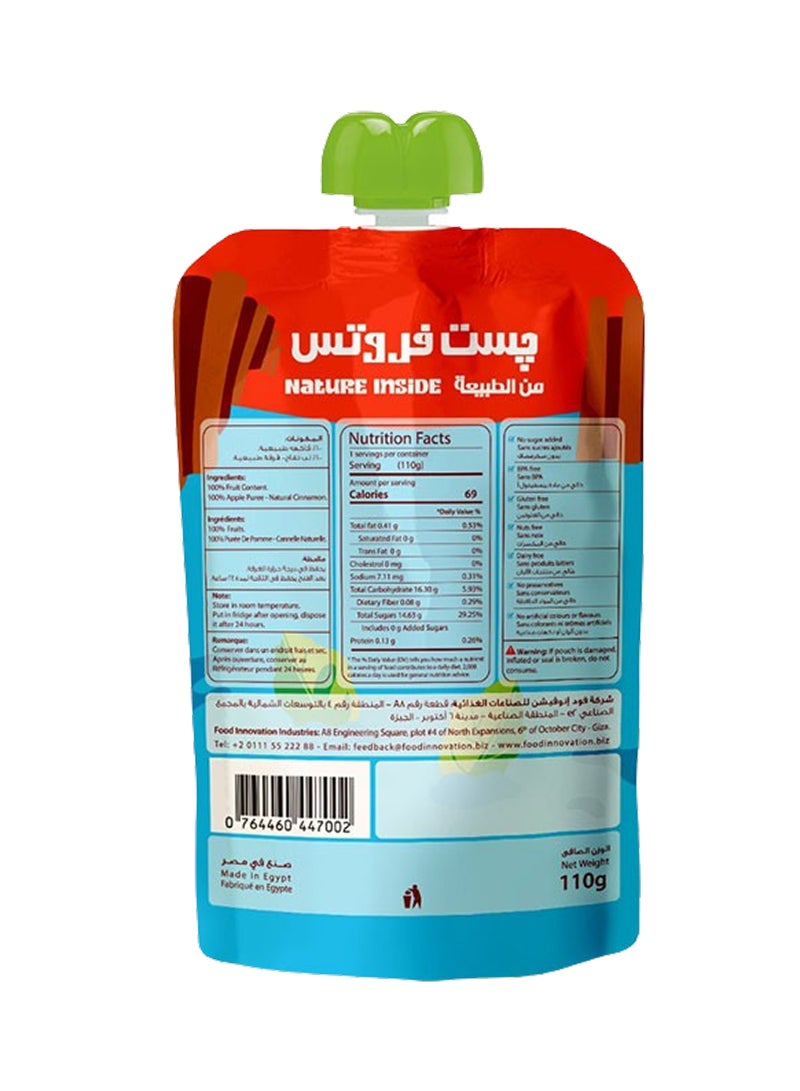 just fruits Apple And Cinnamon Puree 110g - Image 2
