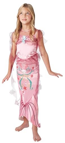 Rubies Child's Let's Pretend Pink Mermaid Costume, Small for Themed Parties and Halloween - Image 1