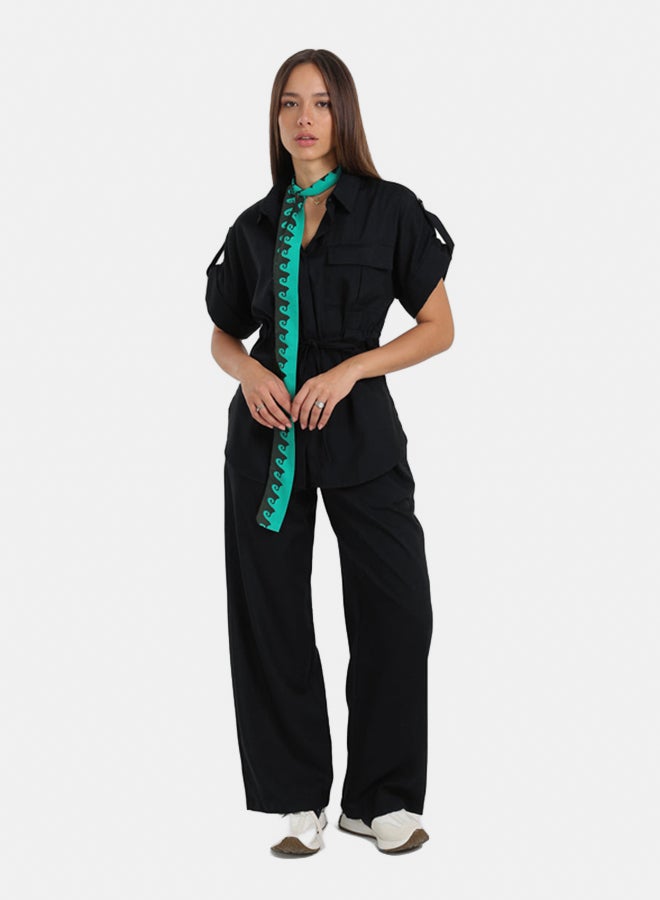 Carina Lounge Shirt with Drawstring Waist - Image 5