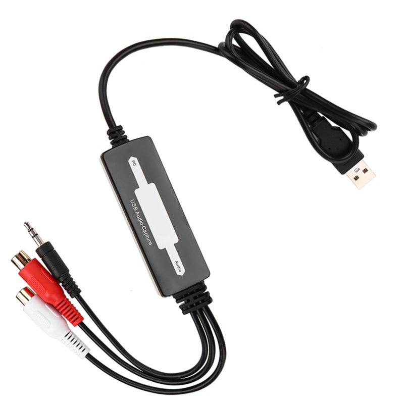 Ezcap USB Audio Capture Recorder Adapter with Tape CD Direct Capture - High Quality Audio Collection for Computer - Simple Installation No External Power Required - Image 2