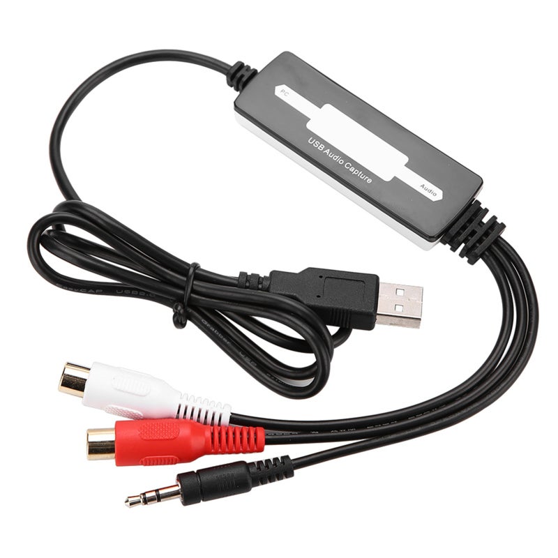 Ezcap USB Audio Capture Recorder Adapter with Tape CD Direct Capture - High Quality Audio Collection for Computer - Simple Installation No External Power Required - Image 4