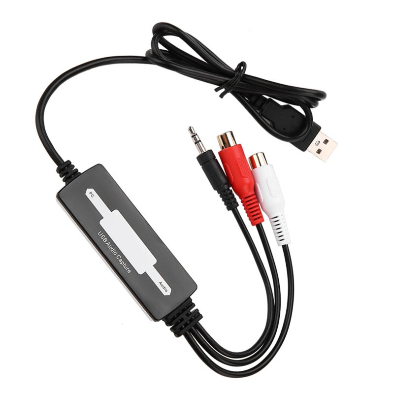 Ezcap USB Audio Capture Recorder Adapter with Tape CD Direct Capture - High Quality Audio Collection for Computer - Simple Installation No External Power Required - Image 3