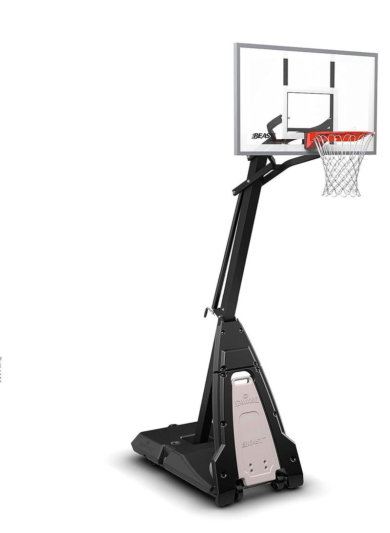 سبالدينج الوحش المحمولة 60 "الزجاج SN7B1560CN حامل كرة السلة مع شبكة الطوق - Image 1