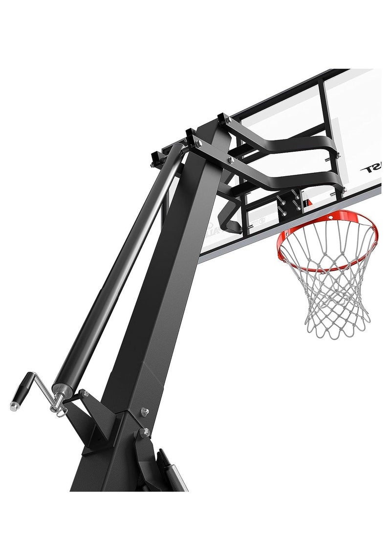 سبالدينج الوحش المحمولة 60 "الزجاج SN7B1560CN حامل كرة السلة مع شبكة الطوق - Image 4