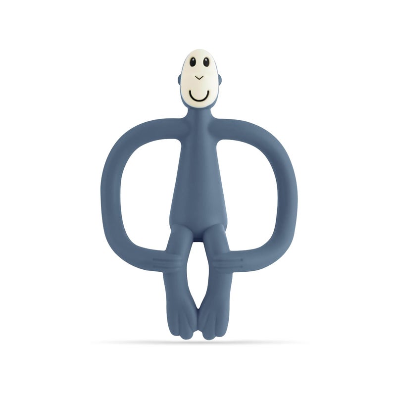 Matchstick Monkey Original Teether Gel Applicator Silicone Baby Teether EasytoGrip BPAFree Supports SelfSoothing Early Brushing 3 Months 4 Inches Airforce Blue - Image 3