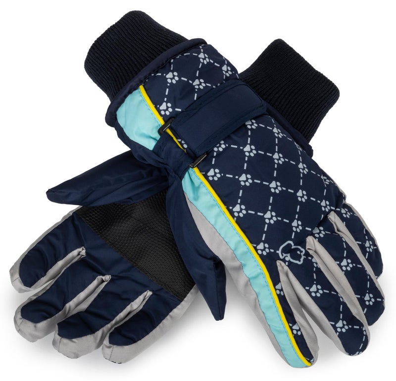 Mealah Kids Warm Ski Gloves, Waterproof Winter Snow Gloves for Boys and Girls, Windproof for Snowboarding & Sledding 5-8Years - Image 4