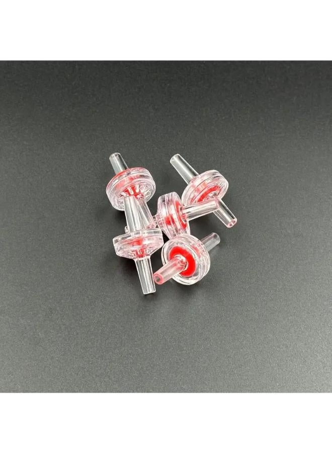 صمام عدم الرجوع بتصميم جديد عالي الجودة باللون الأحمر - 5 قطع - Image 4