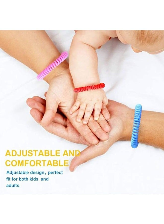 Generic 20 Pcs Mosquito Repellent Bracelets, Insect Repellent Wristband, Waterproof Bug Repellent Wristbands Safe, Natural Anti Mosquito Bracelet for Indoor and Outdoor Protection for Adults and Kids  - Image 4