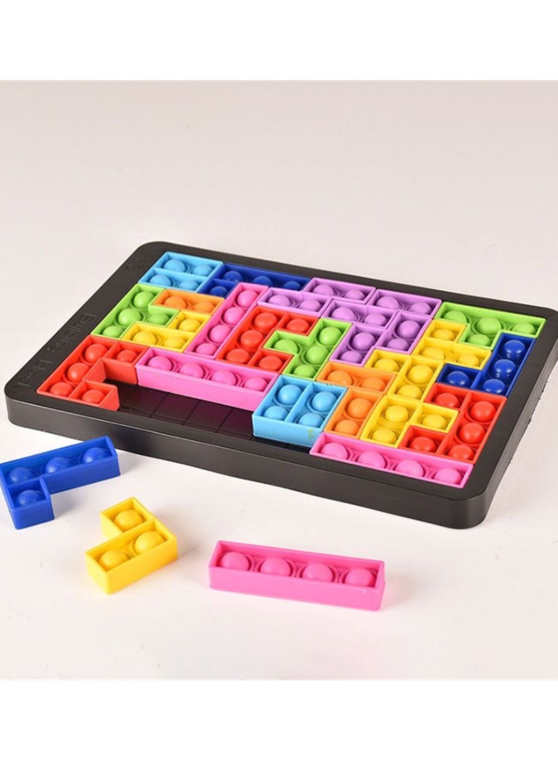 general Pop It Fidget Toys | 27-Piece Sensory Puzzle Game for Kids & Adults | Pop Its for Autism, ADHD & Anxiety | STEM Learning Toy & Stress Relief, Educational Gift Age 3+ - Image 1