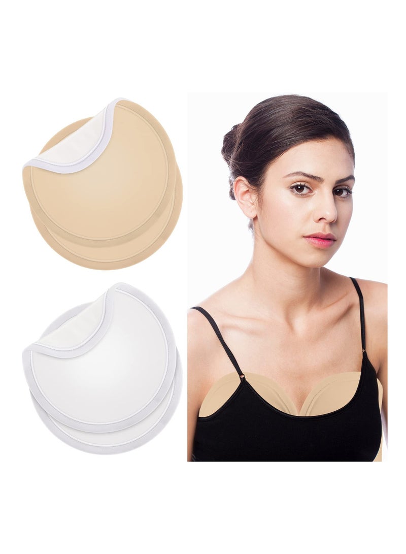 XiuWoo Breast Pads, 4 PCS Castor Oil Nursing Soft Organic Pack Wrap, Reusable Washable Compress for Comfort Relaxing Sleeping, Soothing Daily Use, Not Included - Image 1