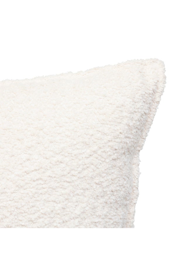 atmosphera Soana Bouclette Square Shaped Cushion Ivory 45 x 45cm 204403A - Image 2