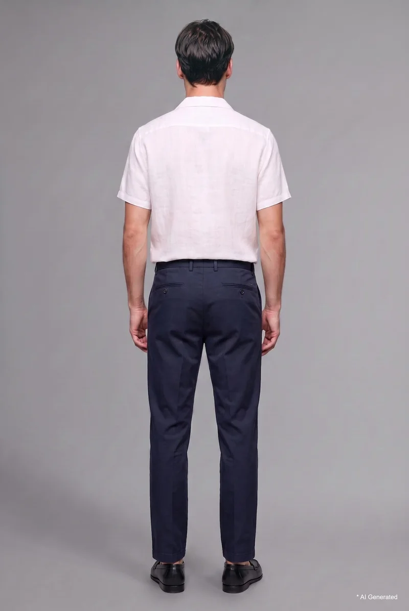 Defacto  Relaxed Fit Classic Pleated Trousers for Men | Best Price UAE