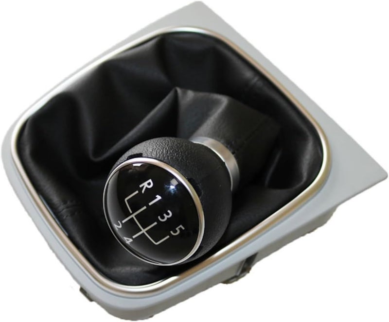 QASULER 5 Speed Gear Shift Knob for Jetta and Golf - Image 1