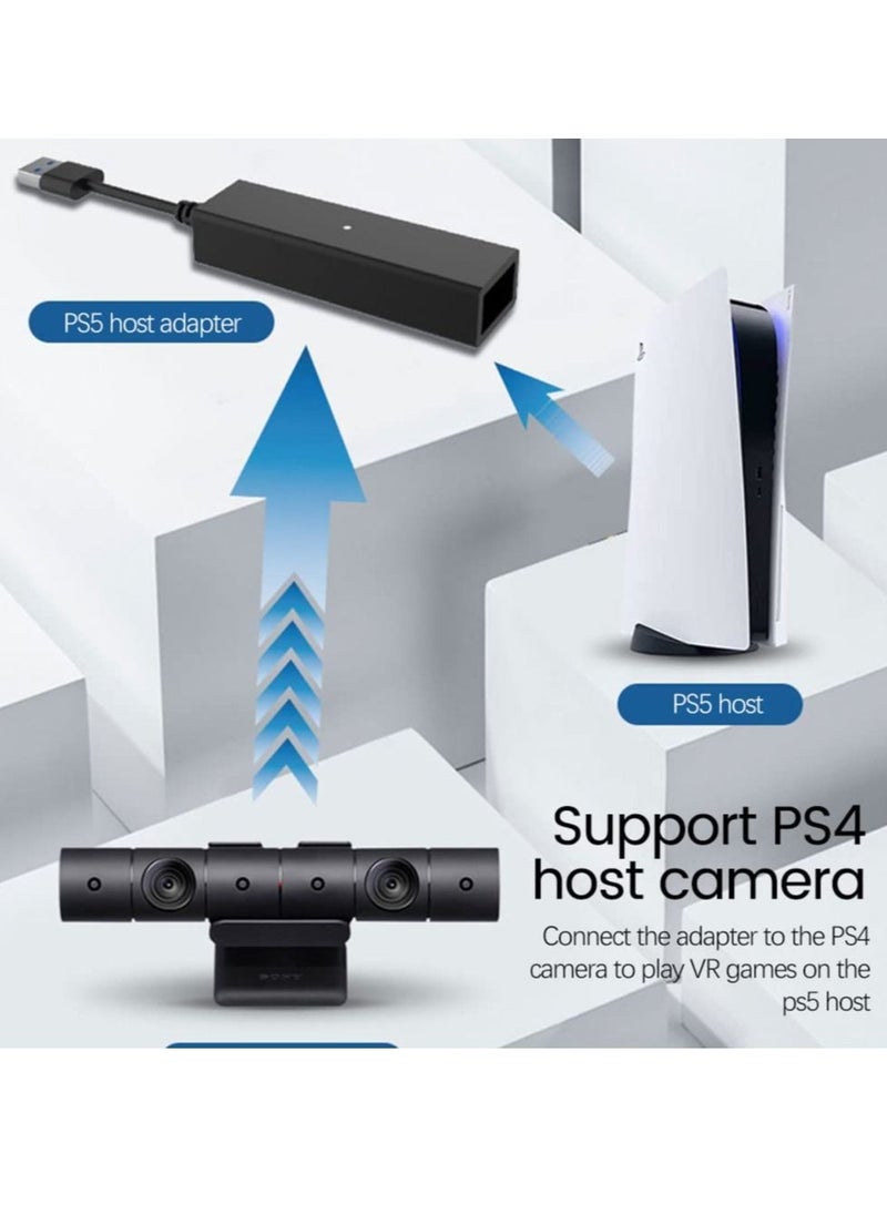 Captaintech PSVR Camera Adapter for PS5 Console, VR Adapter Cable for PS5 Controller, Male to Female USB 3.0 PS VR for Playstation 5, Game Console VR Somatosensory Accessories, PS4 PSVR Converter Cable  - Image 3