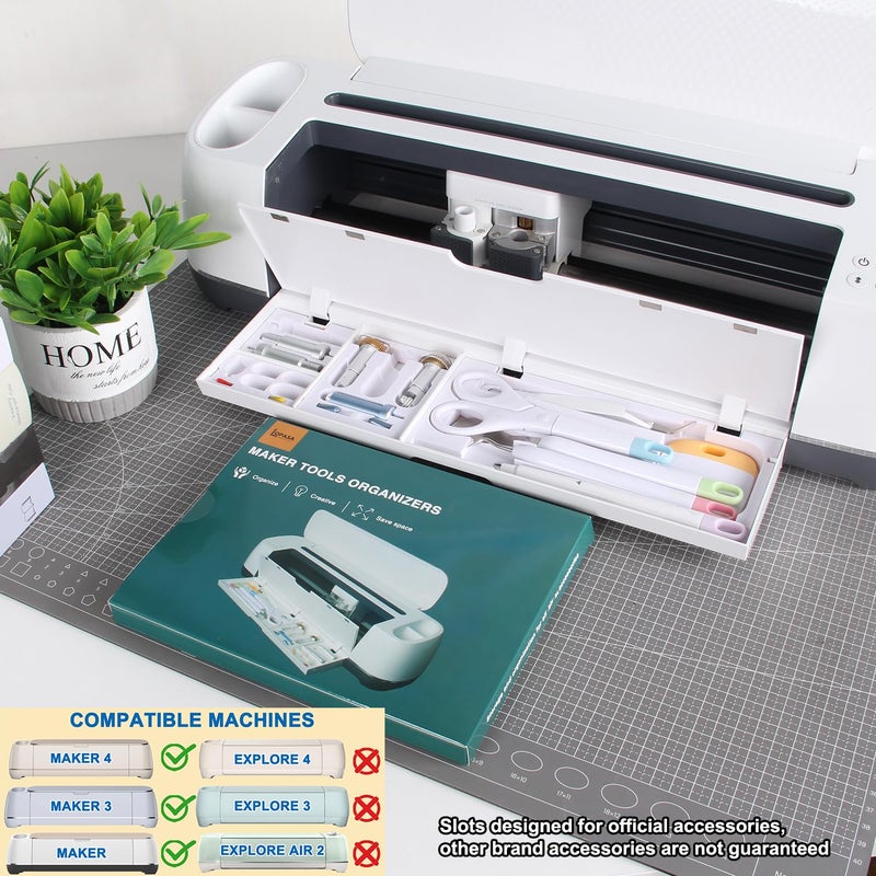 LOPASA Tool Organizer Compatible with Cricut Maker 4,3, Blade Storage Accessories and Supplies for Cutting, Cutting Machine Accessories Organization and Storage, Weeding Tools and Blades Organizer - Image 3