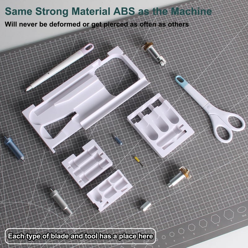 LOPASA Tool Organizer Compatible with Cricut Maker 4,3, Blade Storage Accessories and Supplies for Cutting, Cutting Machine Accessories Organization and Storage, Weeding Tools and Blades Organizer - Image 4