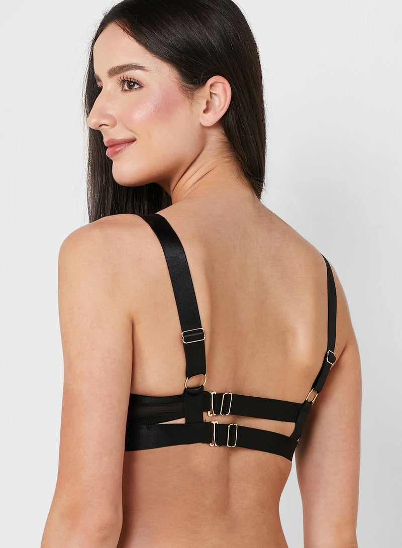 hunkemoller Cut Out Plunge Neck Bra - Image 3