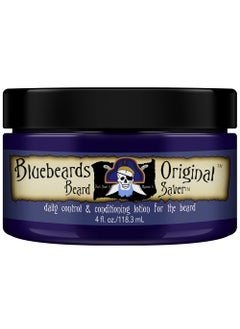 Bluebeards Original Beard Saver, 4 oz. - Leave In Beard Conditioner for Men, Infused with Aloe & Lime - Beard Softener that Deeply Conditions and Moisturizes Your Beard and Skin - Made in USA