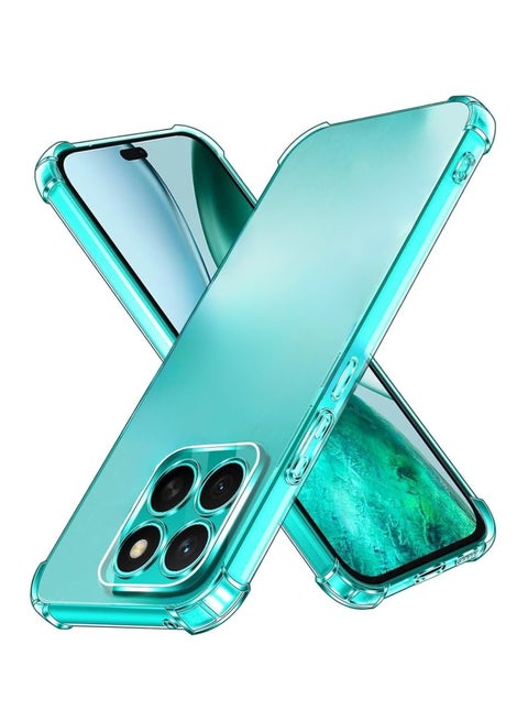 Case Compatible with Honor X8C 4G, Cover Silicone Transparent TPU Gorilla Anti-shock Protector Camera Shockproof Corners - Clear