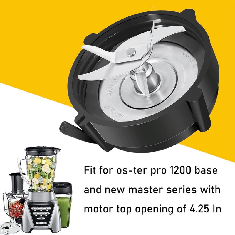 HenSinTc Pro 1200 Blender Blade Compatible with Oster Pro 1200 Blenders with with Jar Base Bottom and Rubber O-Ring Gasket for Oster Pro 1200 Blender Replacement Parts - Image 4